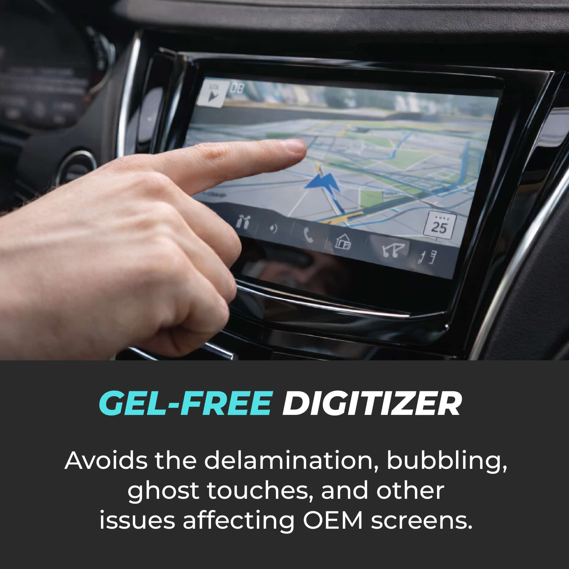 MAKS CUE screen replacement information image